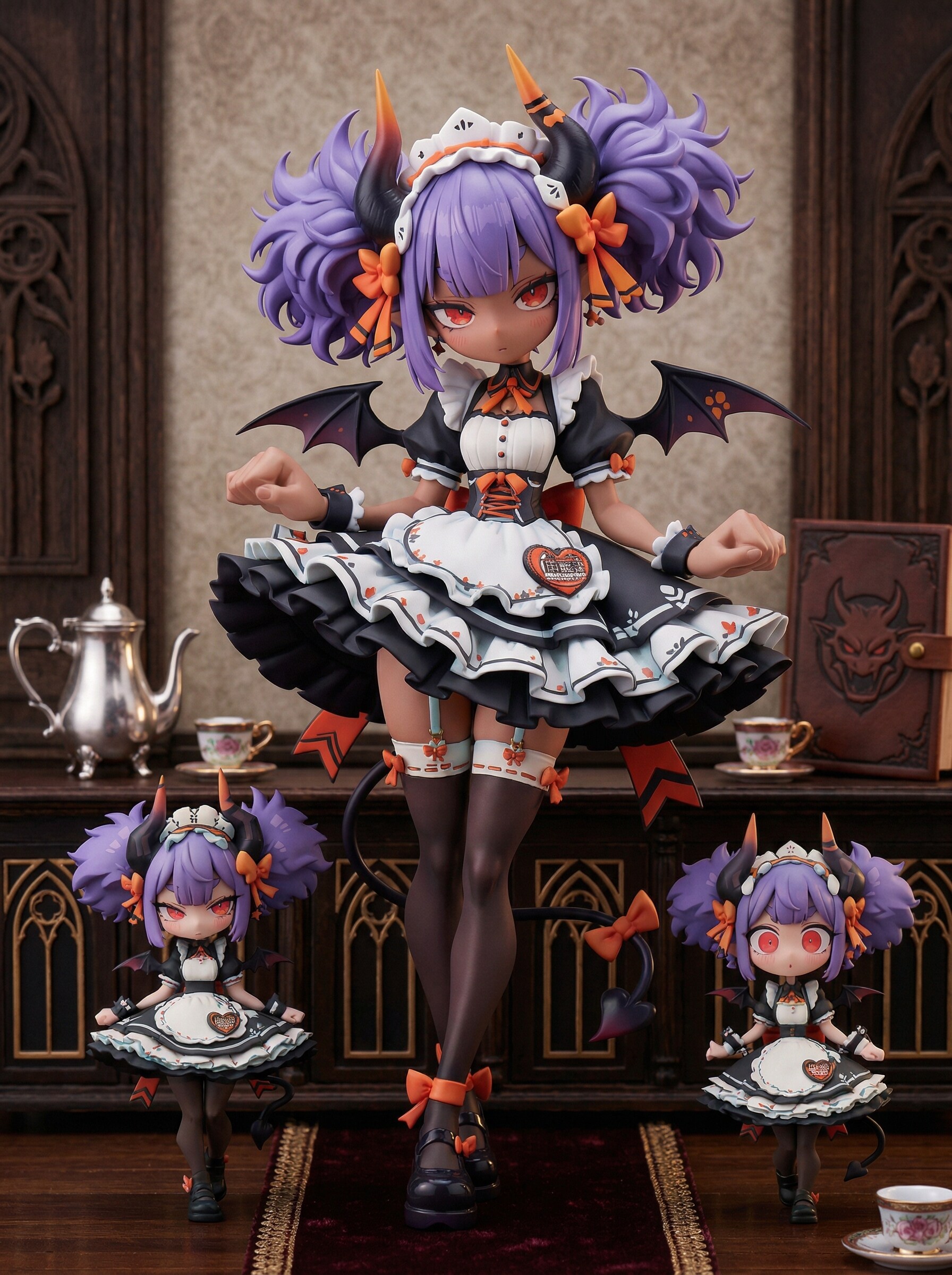 Velvet Mischief in a Gothic Parlor