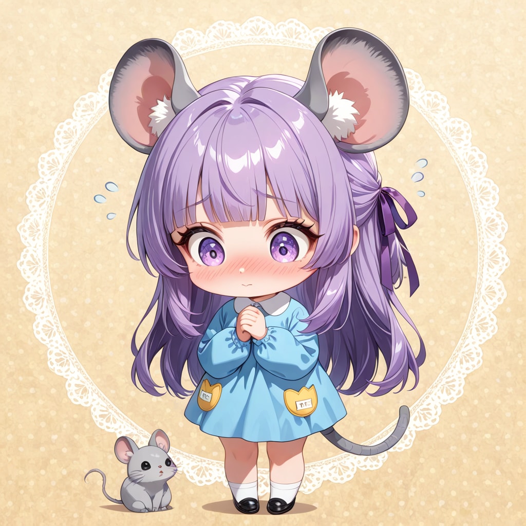 ミュース(ねずのん)園児時代 | の人気AIイラスト・グラビア