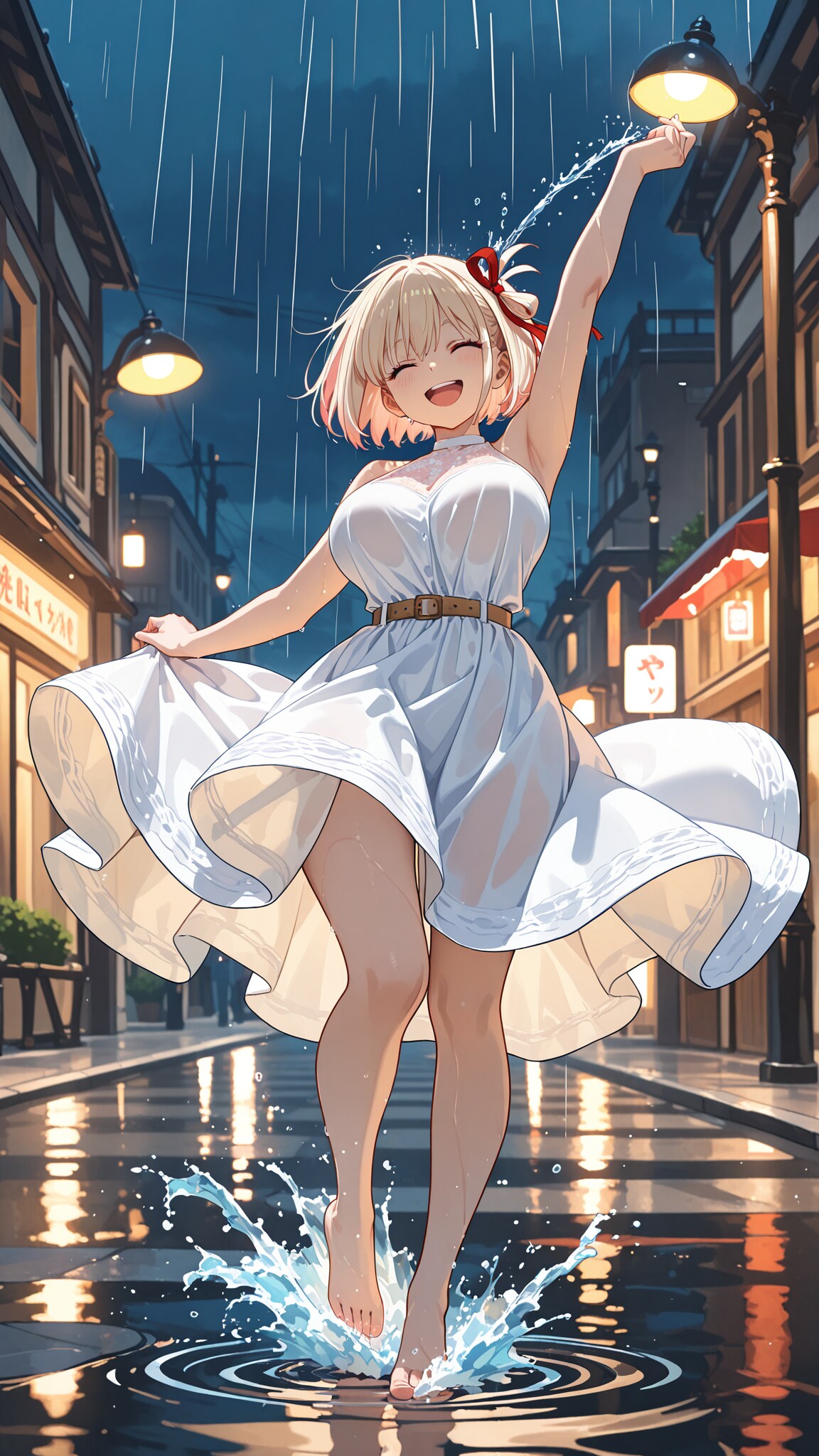 雨の中のダンス