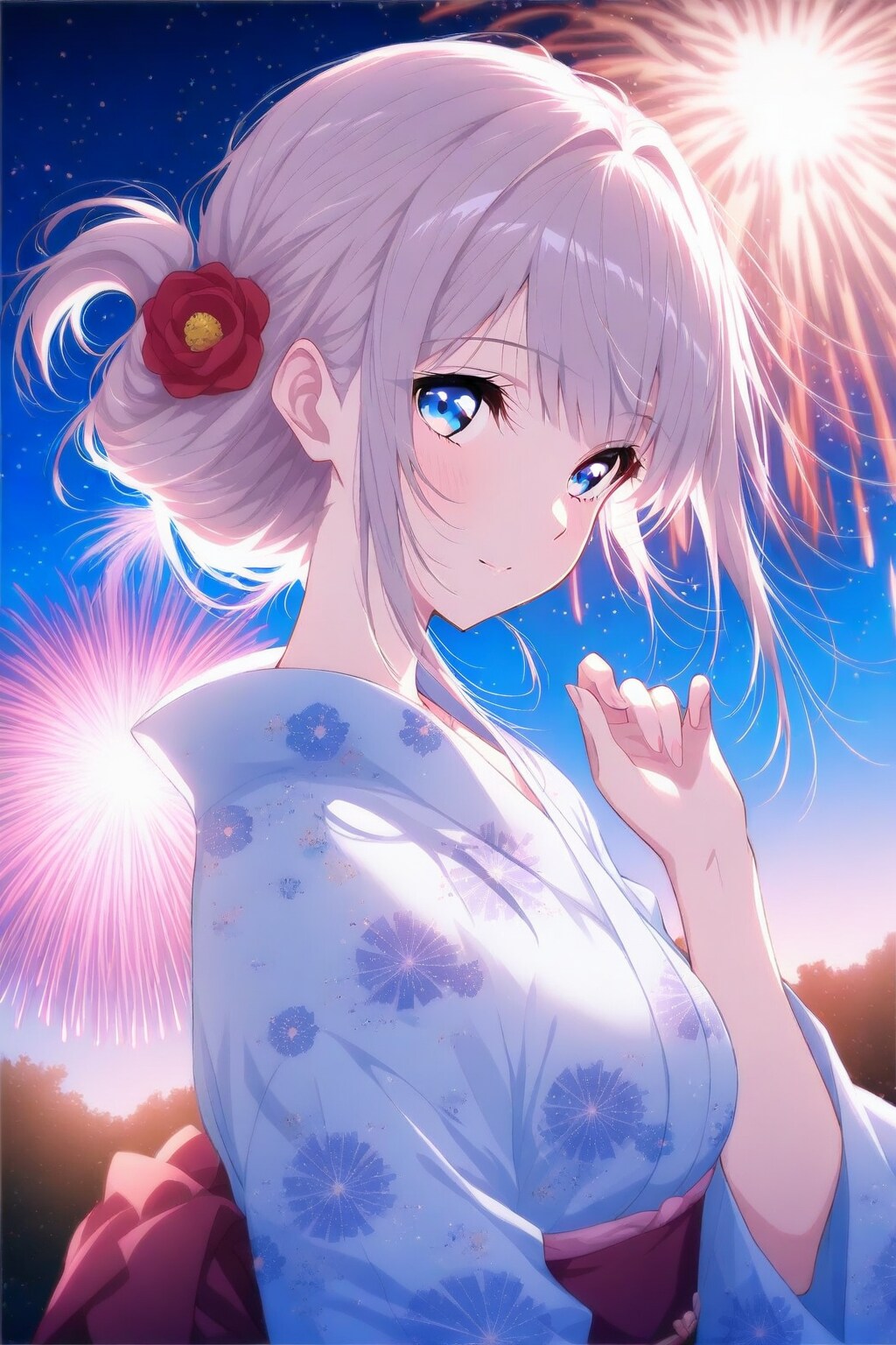 はなび と 私 | の人気AIイラスト・グラビア