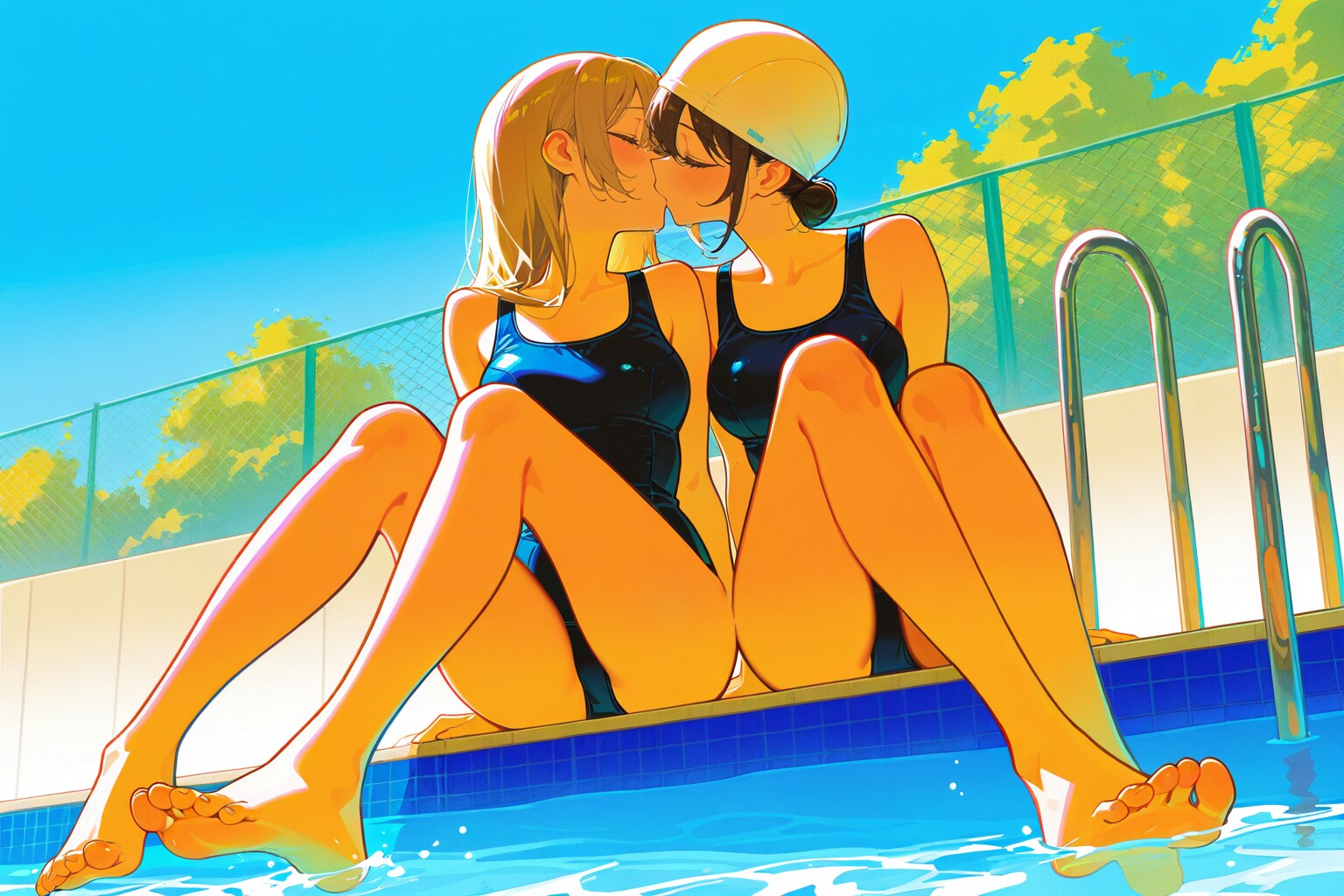 部員2人の水泳部