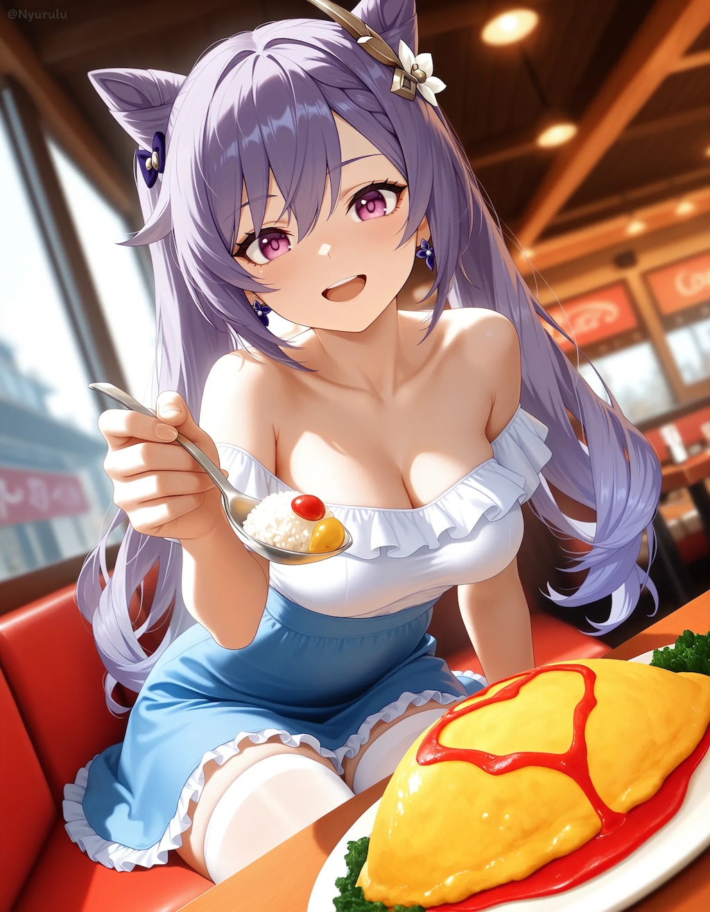 刻晴とデート ランチ