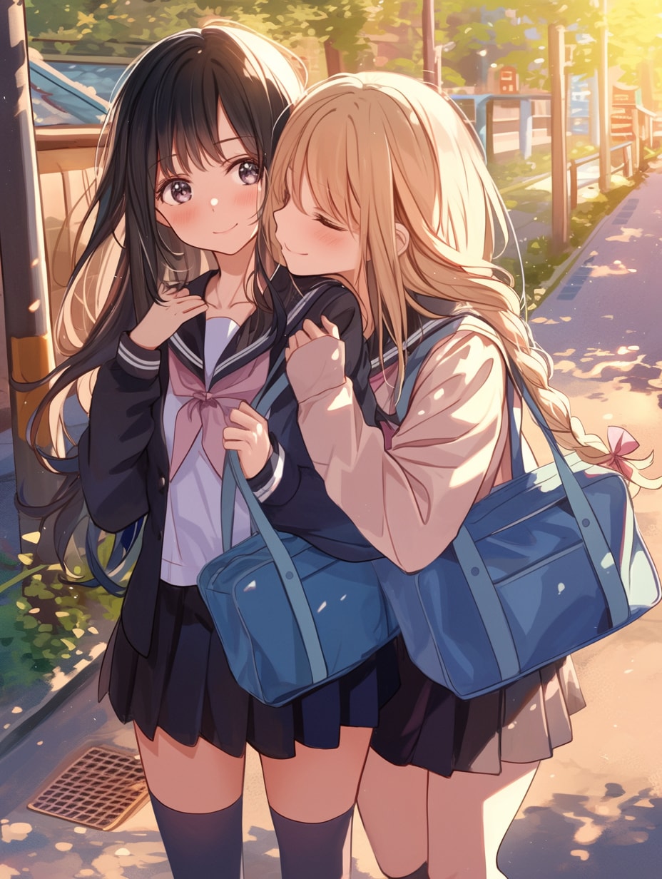キスしたい二人のJK209