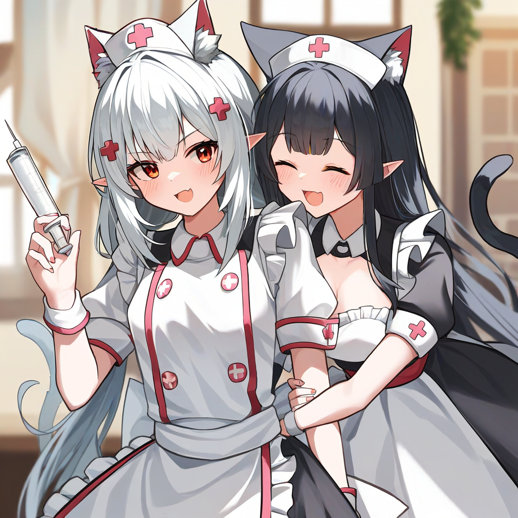 白猫ナースのエルフさん