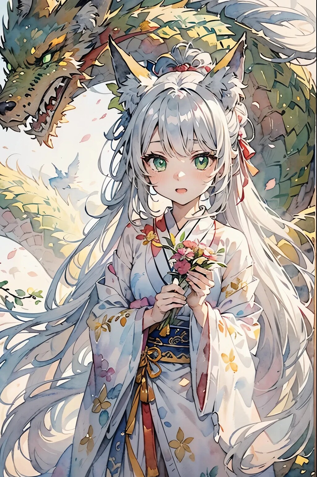 狐っ子と龍神様