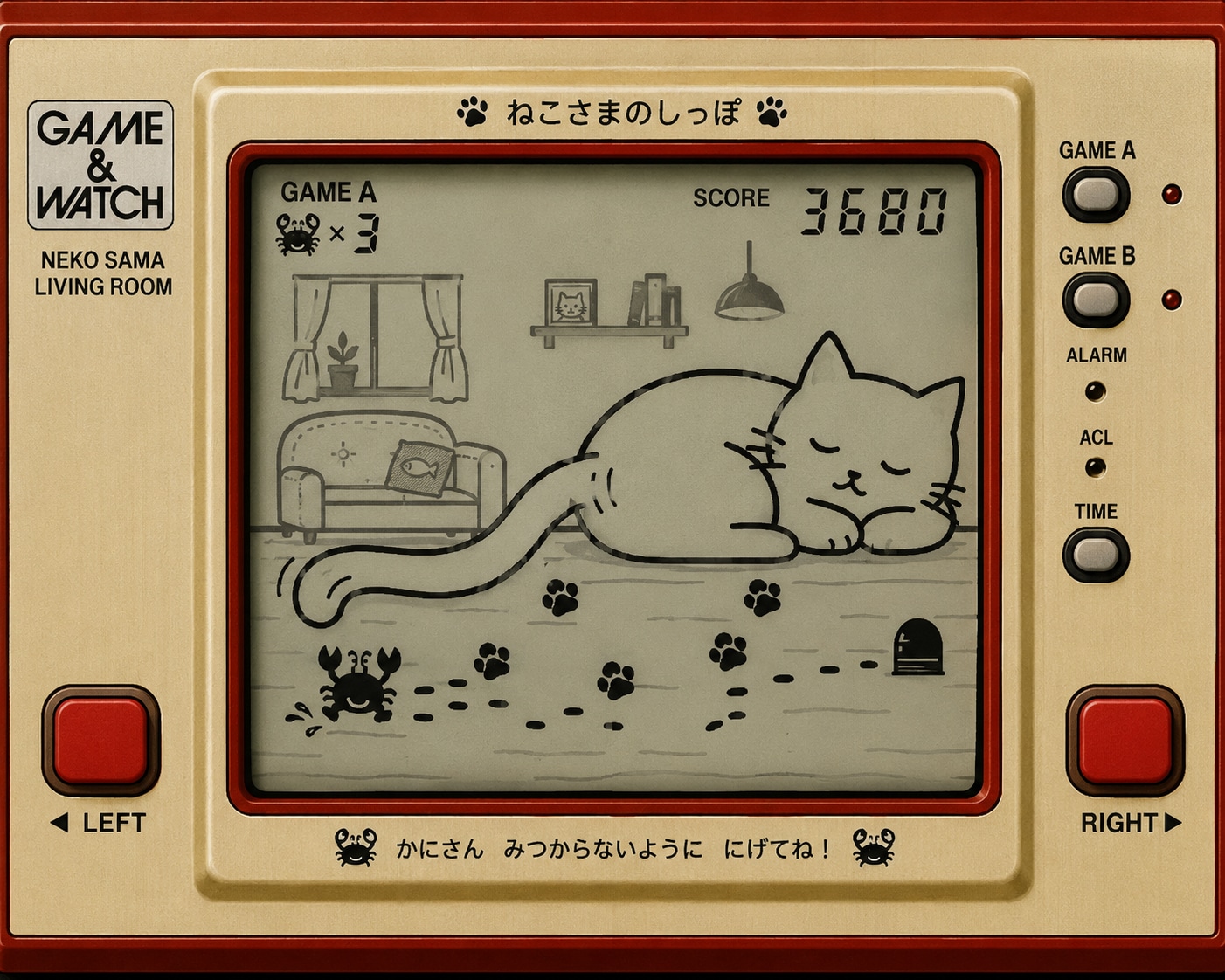 かにがにげるんだな
