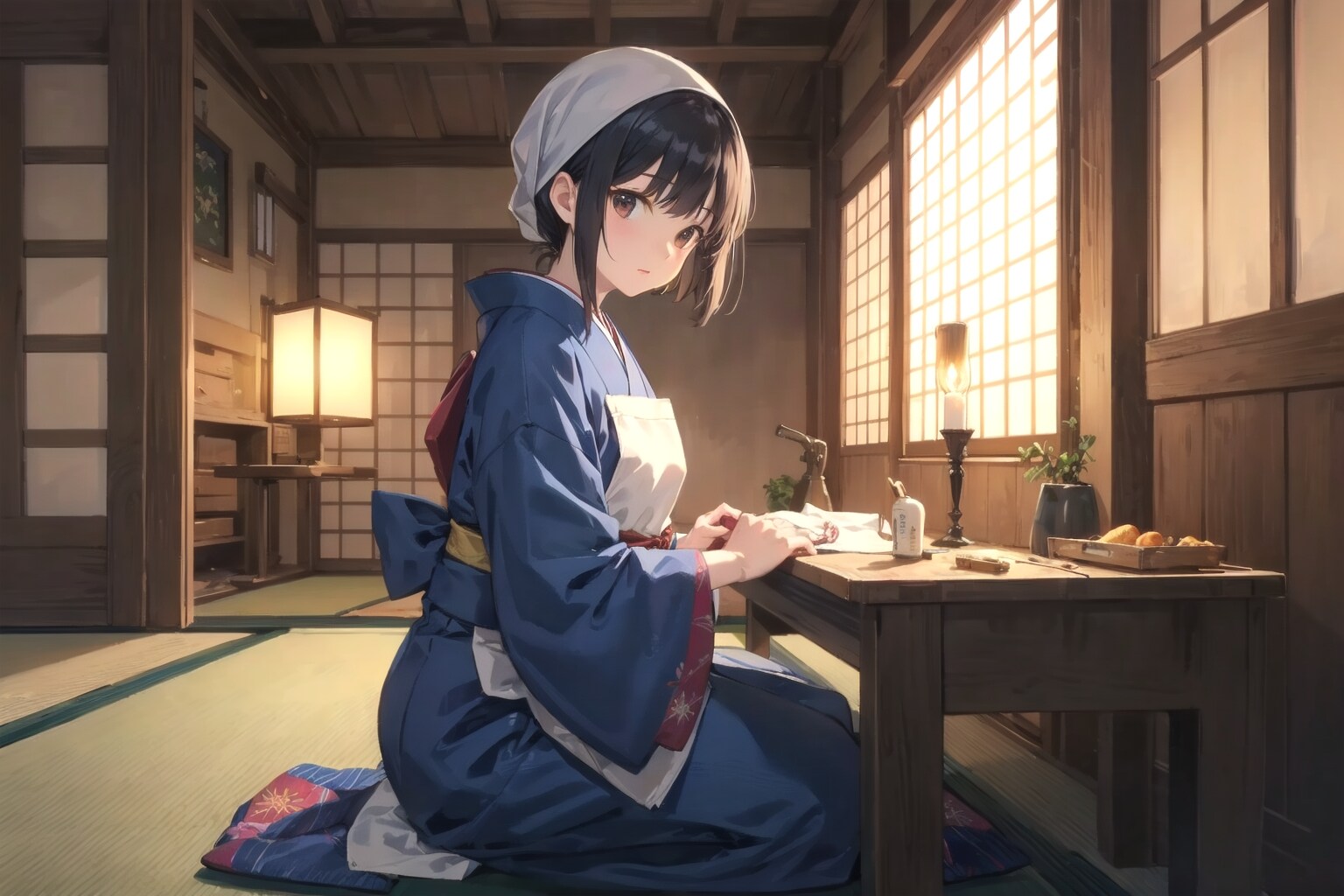 夜"なべ"の仕事
