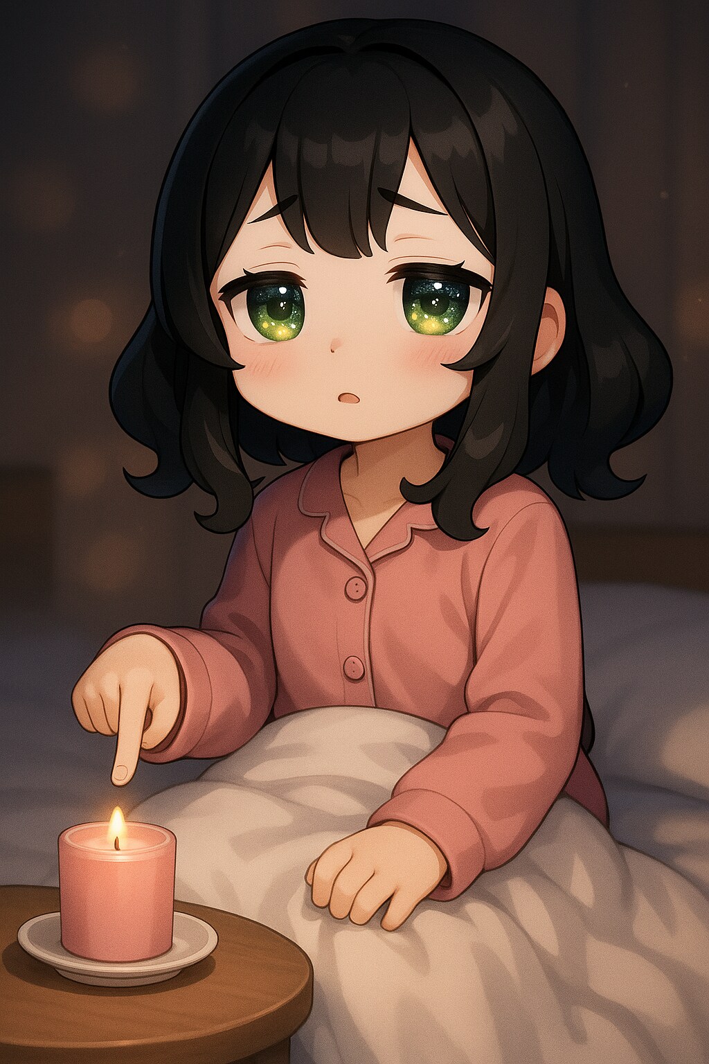 ロウソクの火を消す | の人気AIイラスト・グラビア