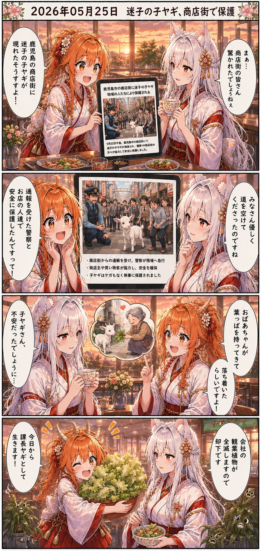 毎日漫画　10時　ほっこりニュース | の人気AIイラスト・グラビア