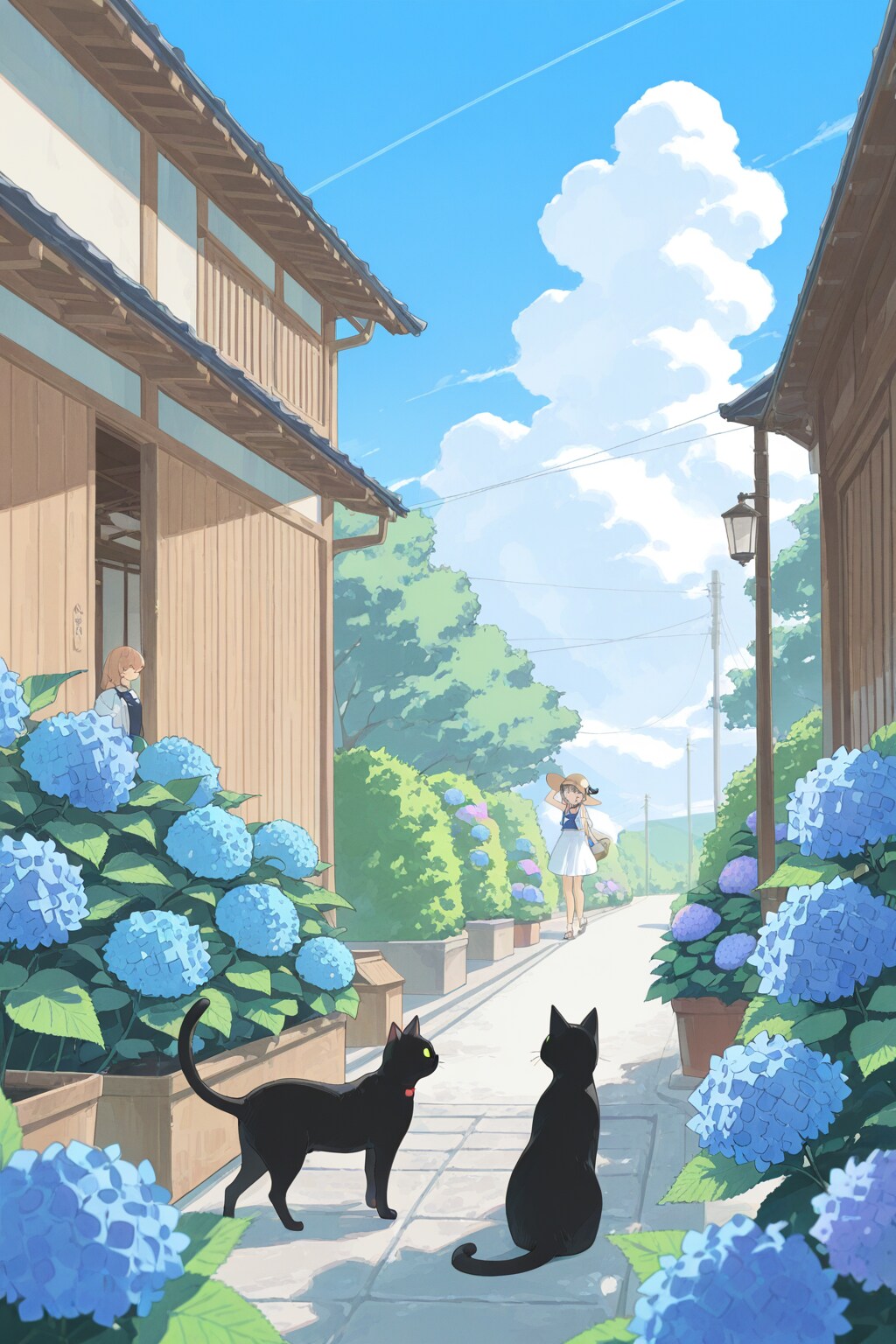 ネコが平和に暮らす街