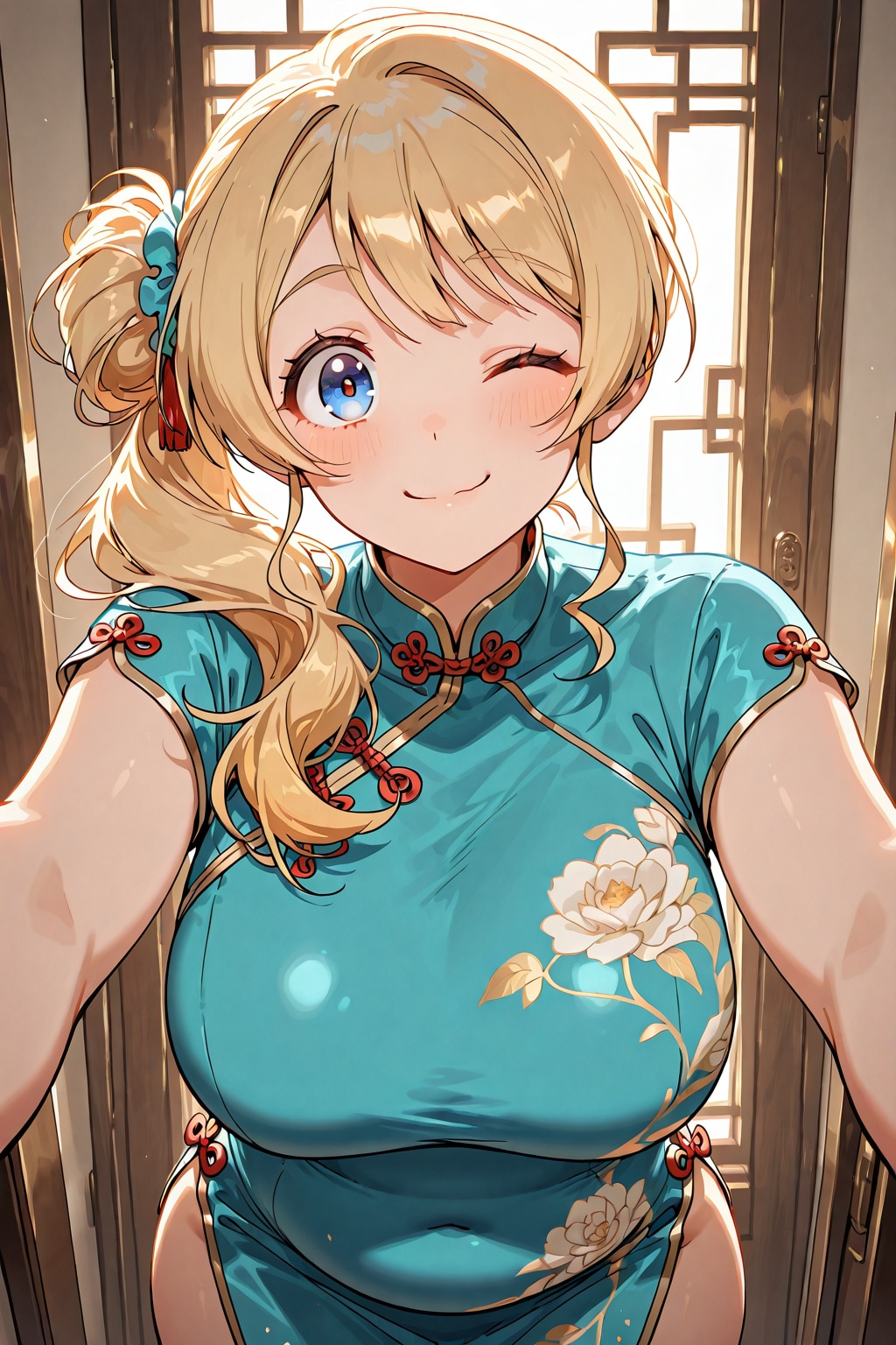 チャイナ服、着てみたよ！