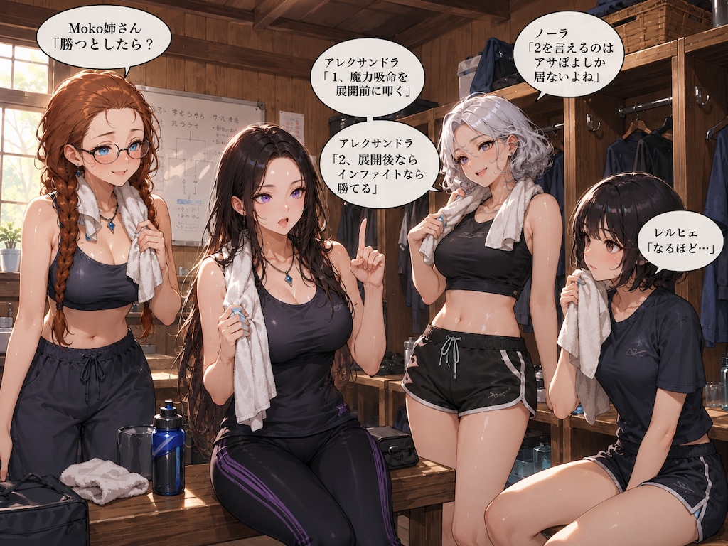 魔女たちのトレーニング