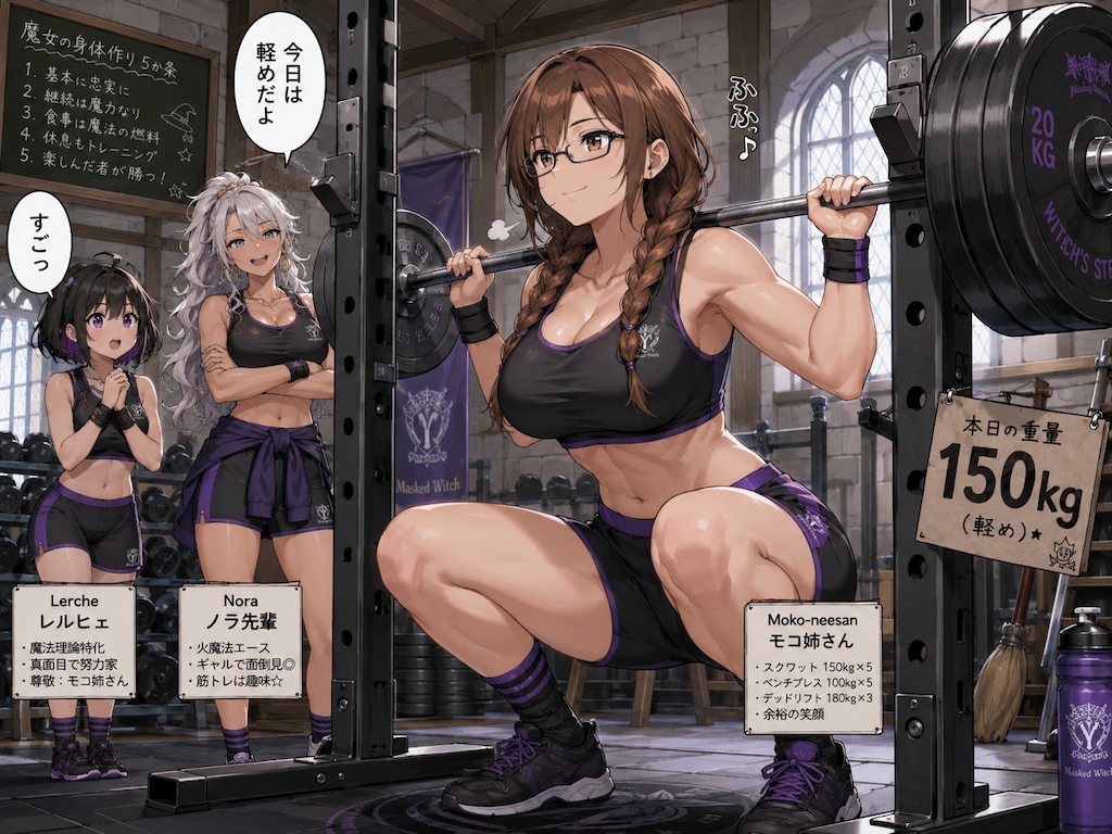 魔女たちのトレーニング