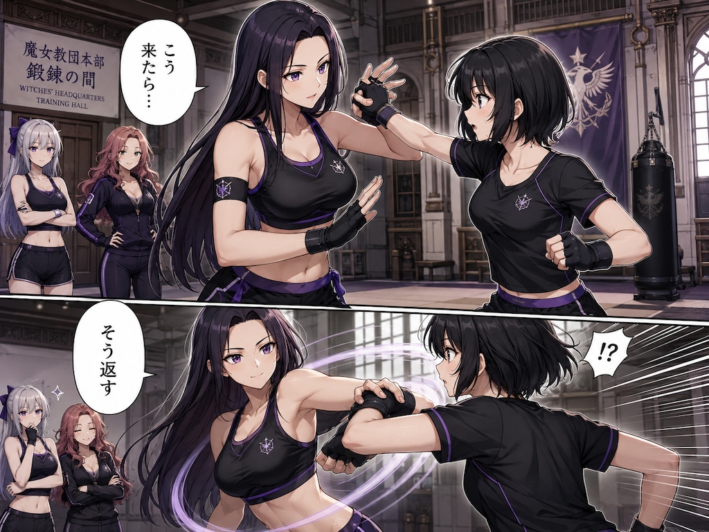魔女たちのトレーニング