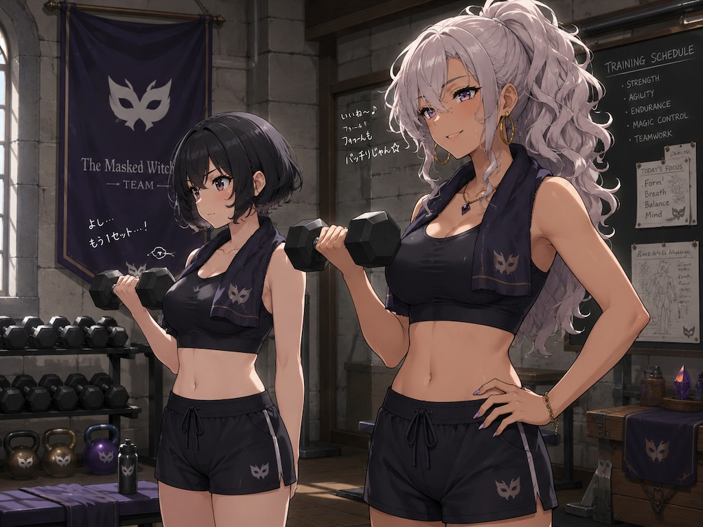 魔女たちのトレーニング