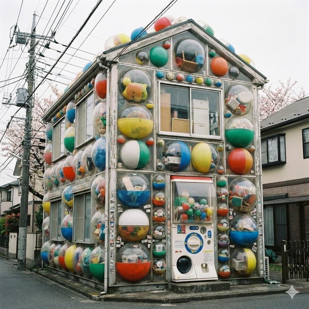 ガチャガチャの家