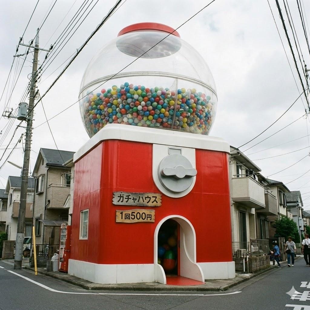 ガチャガチャの家