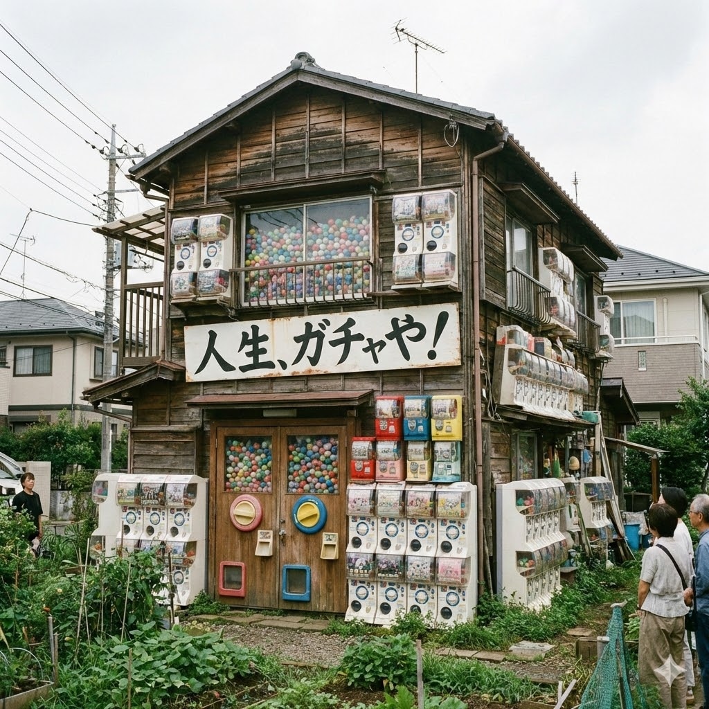 ガチャガチャの家