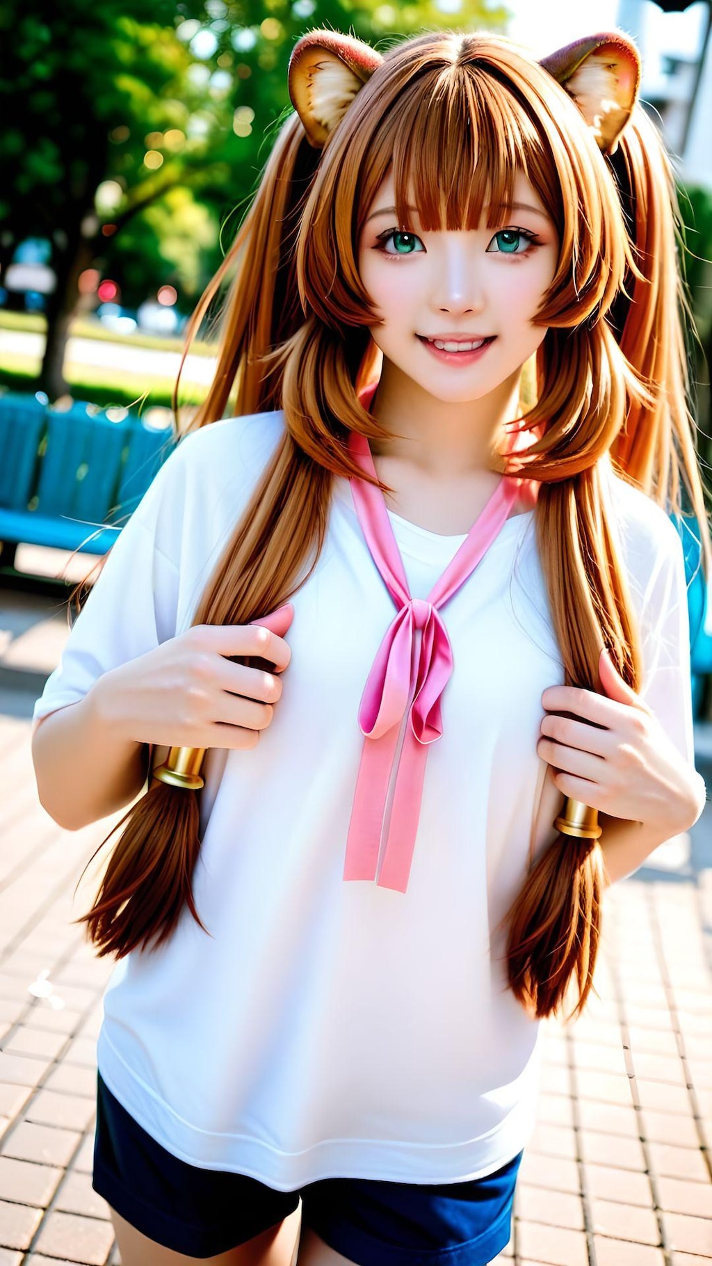 はるかちゃんのコスプレ撮影 1