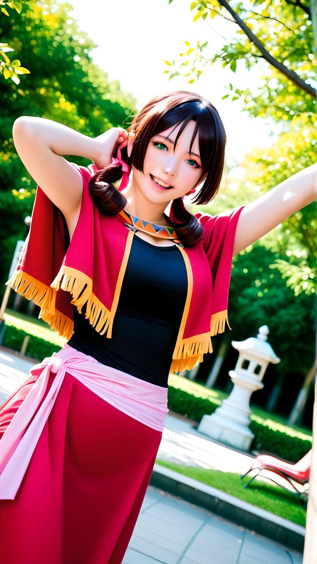 はるかちゃんのコスプレ撮影 1