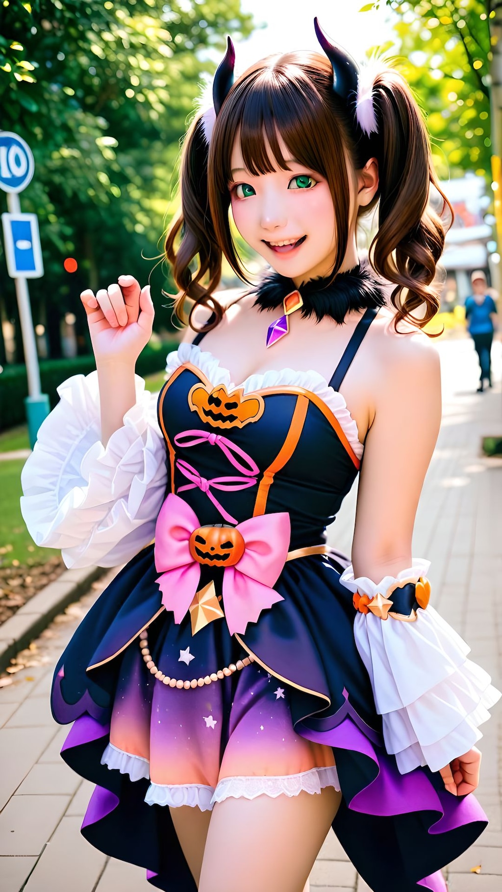 はるかちゃんのコスプレ撮影 1