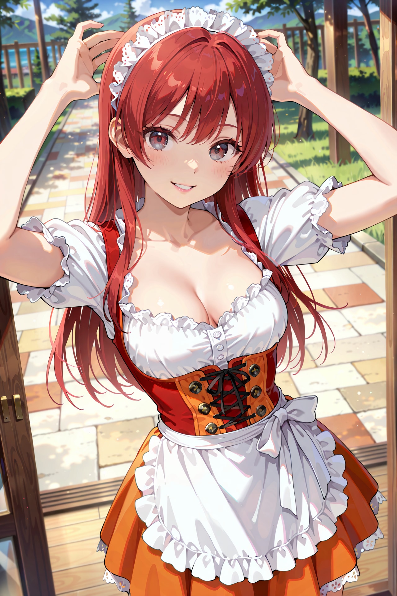【撮影会】洋館のディアンドル娘 Z722
