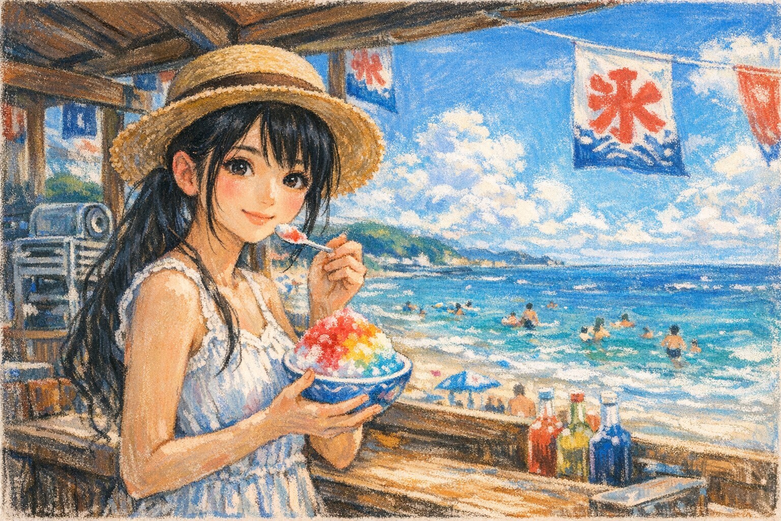 パステル画