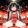 中華風レオタっ娘 2枚目