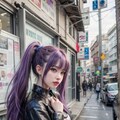 紫髪の人 3枚目