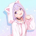萌え袖猫耳パーカーの女の子 2枚目