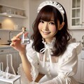 秘薬を調合中のメイド23号 2枚目