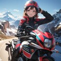 女バイクレーサー 4枚目