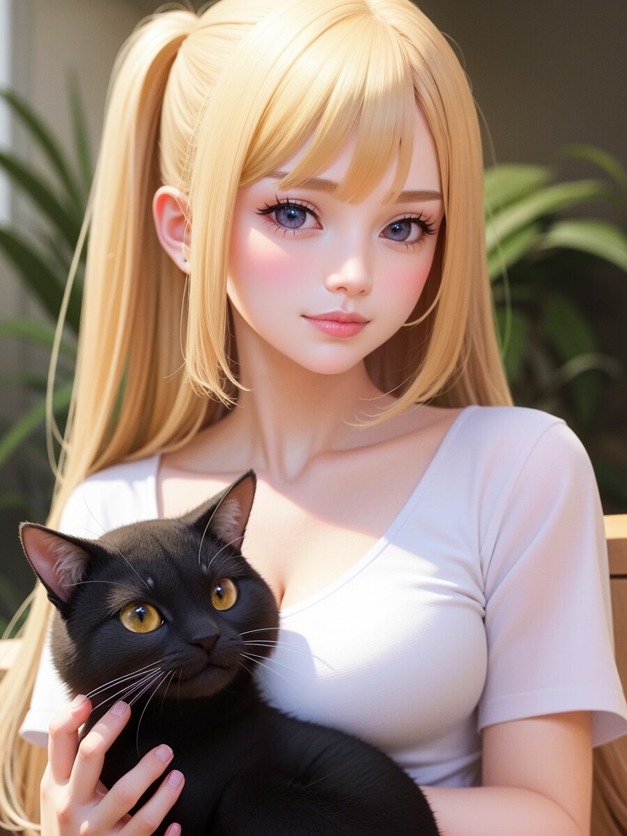 猫ちゃんだっこ