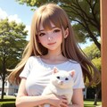 猫ちゃんだっこ 2枚目
