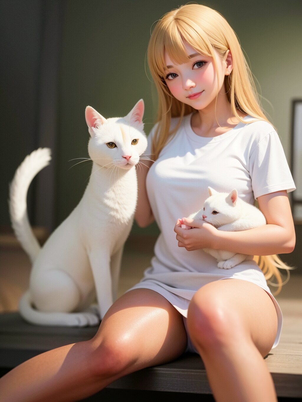 猫ちゃんだっこ