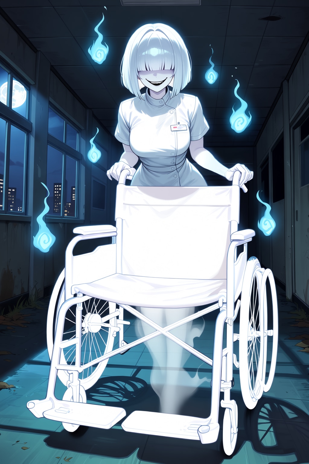 廃病院の幽霊さん | の人気AIイラスト・グラビア