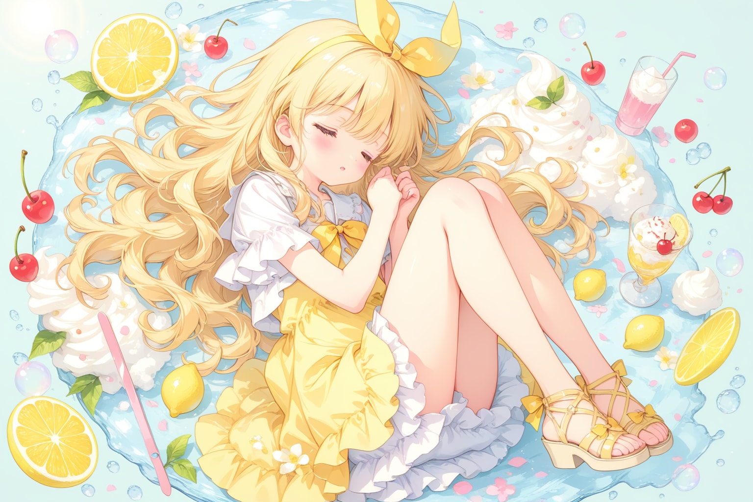 すやすやレモンちゃん🍋 | の人気AIイラスト・グラビア