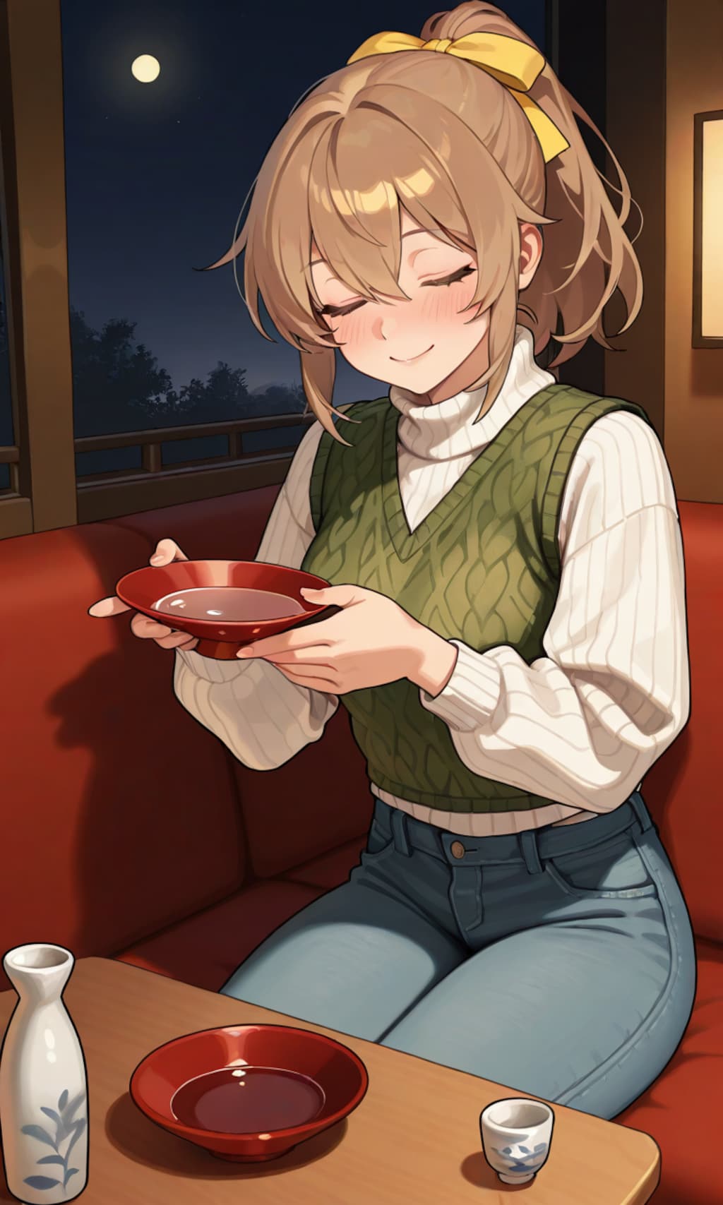 今日ぐらいはゆっくりしてもいいよね…