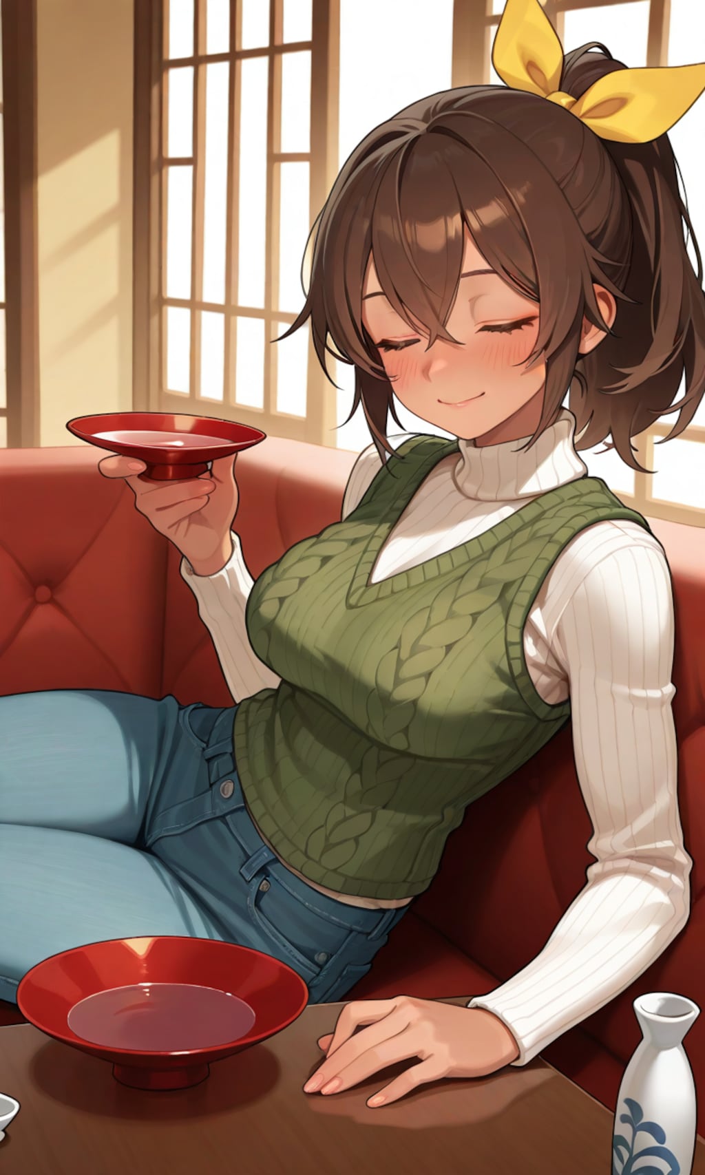 今日ぐらいはゆっくりしてもいいよね…