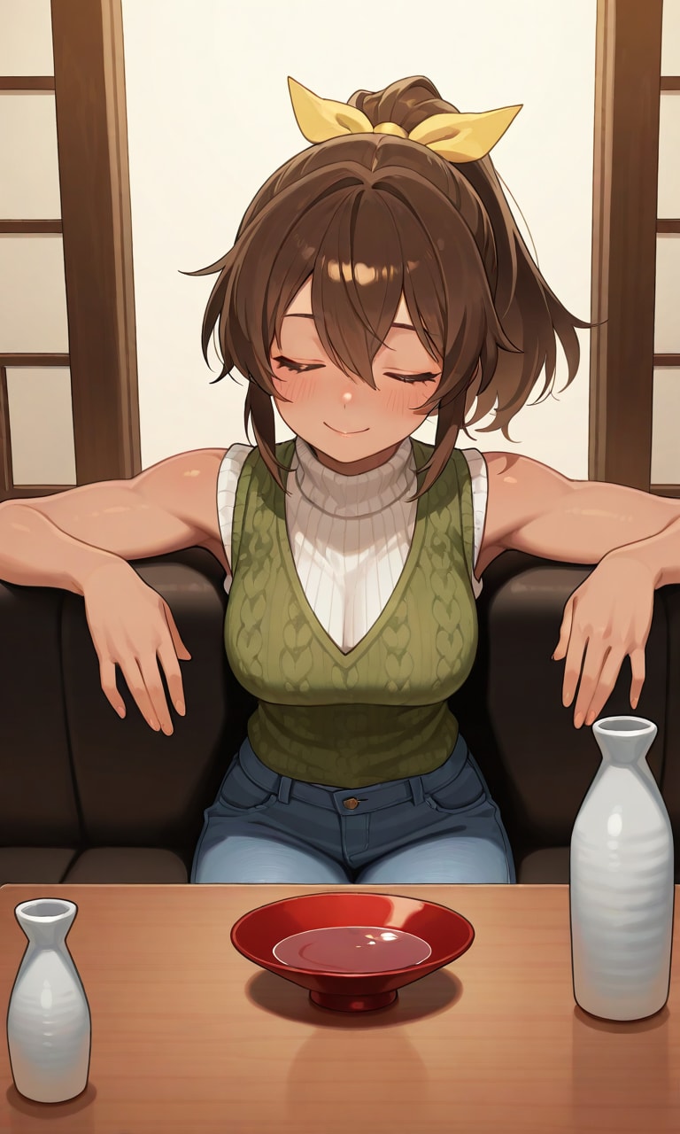 今日ぐらいはゆっくりしてもいいよね… | の人気AIイラスト・グラビア