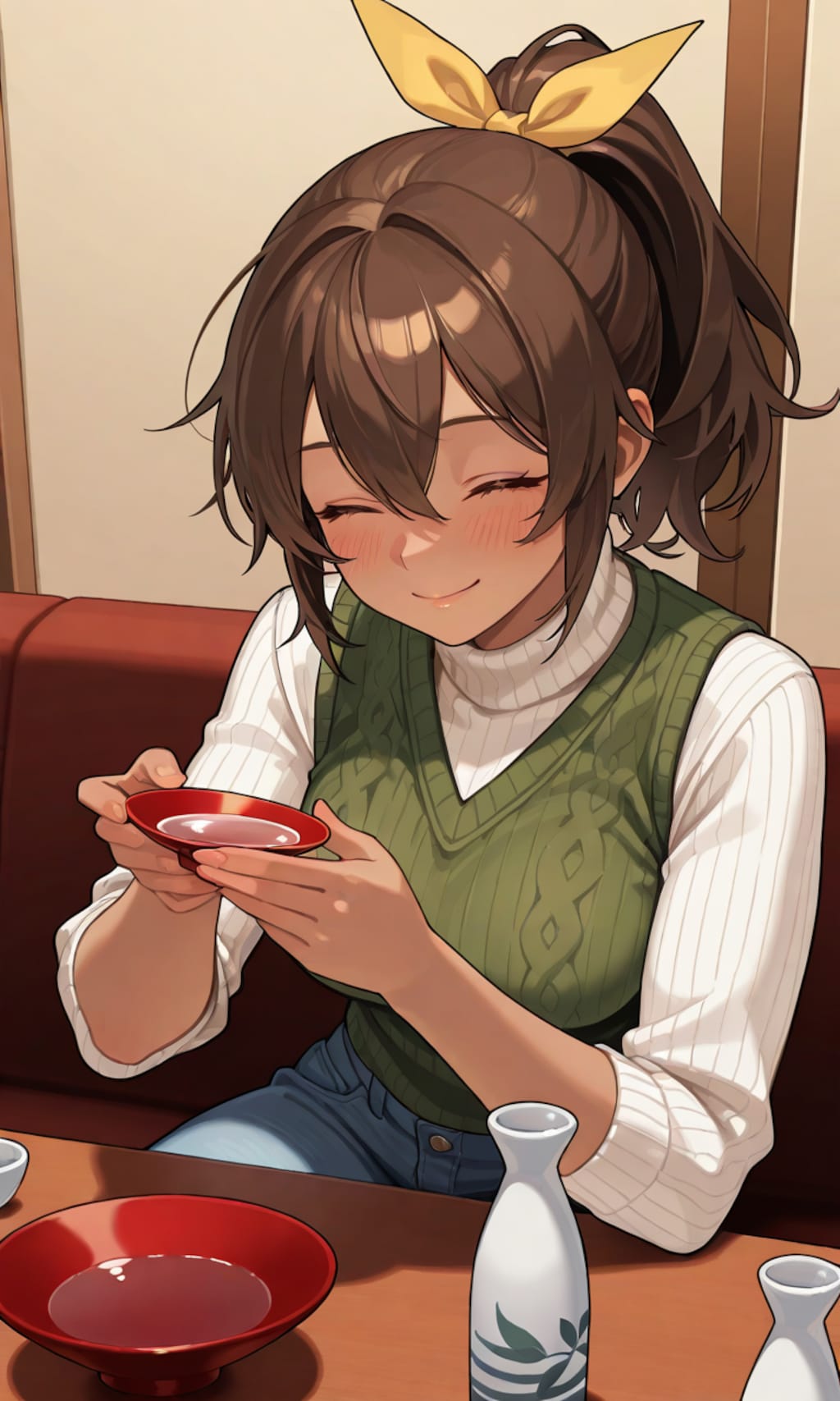 今日ぐらいはゆっくりしてもいいよね…