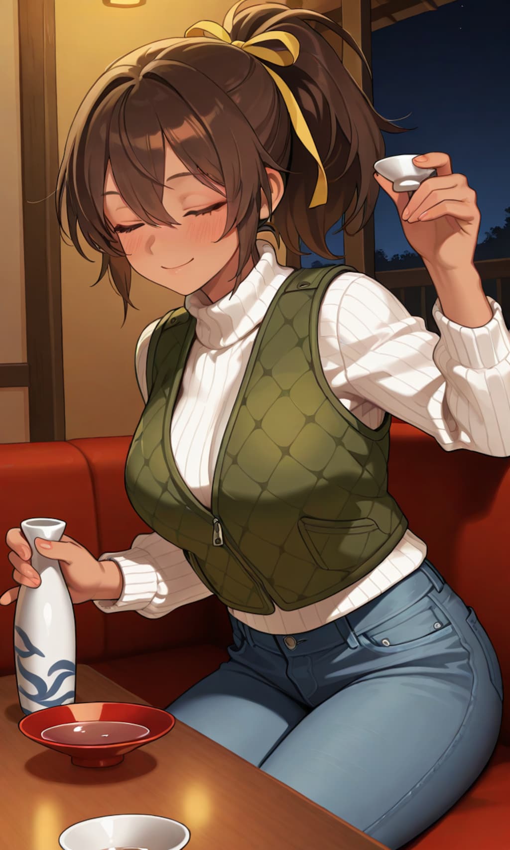 今日ぐらいはゆっくりしてもいいよね…