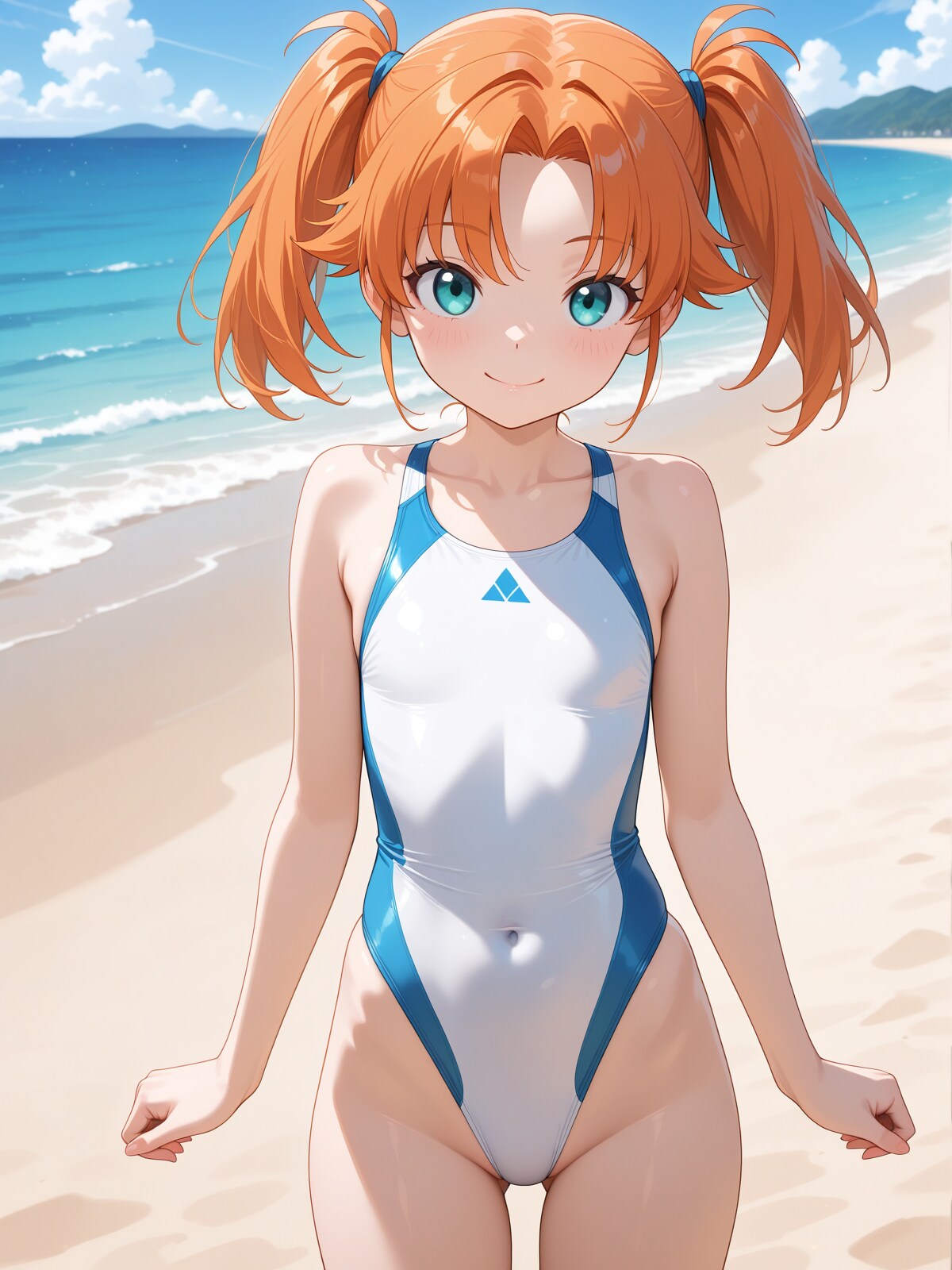 競泳水着な照夏アミリー