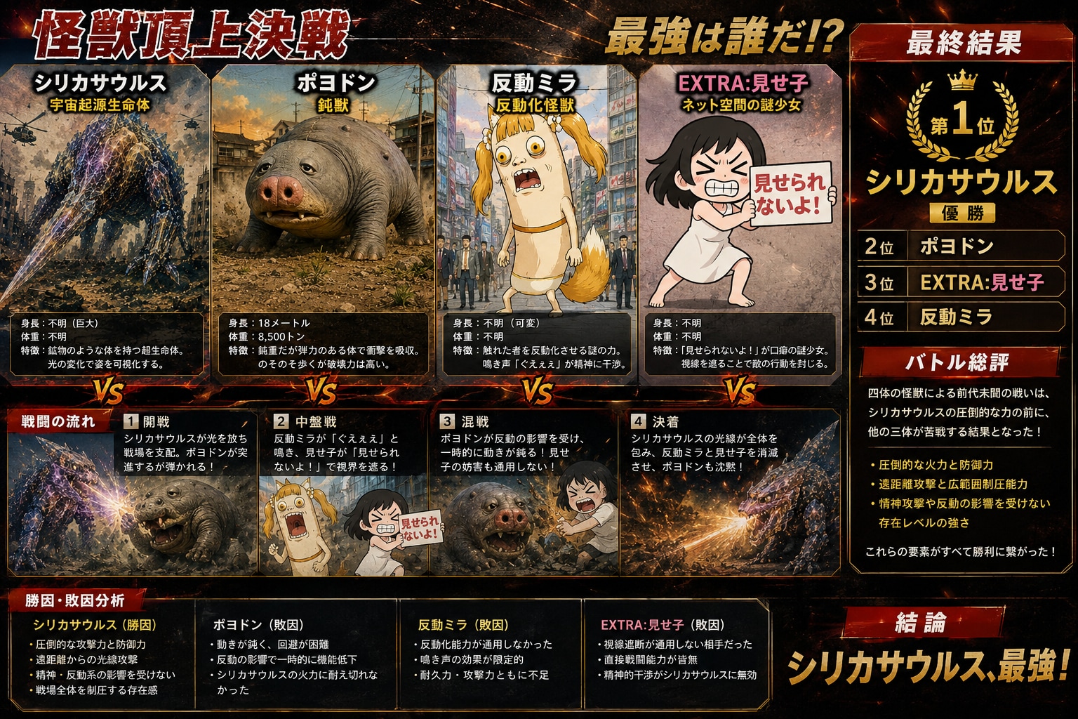 怪獣頂上決戦！