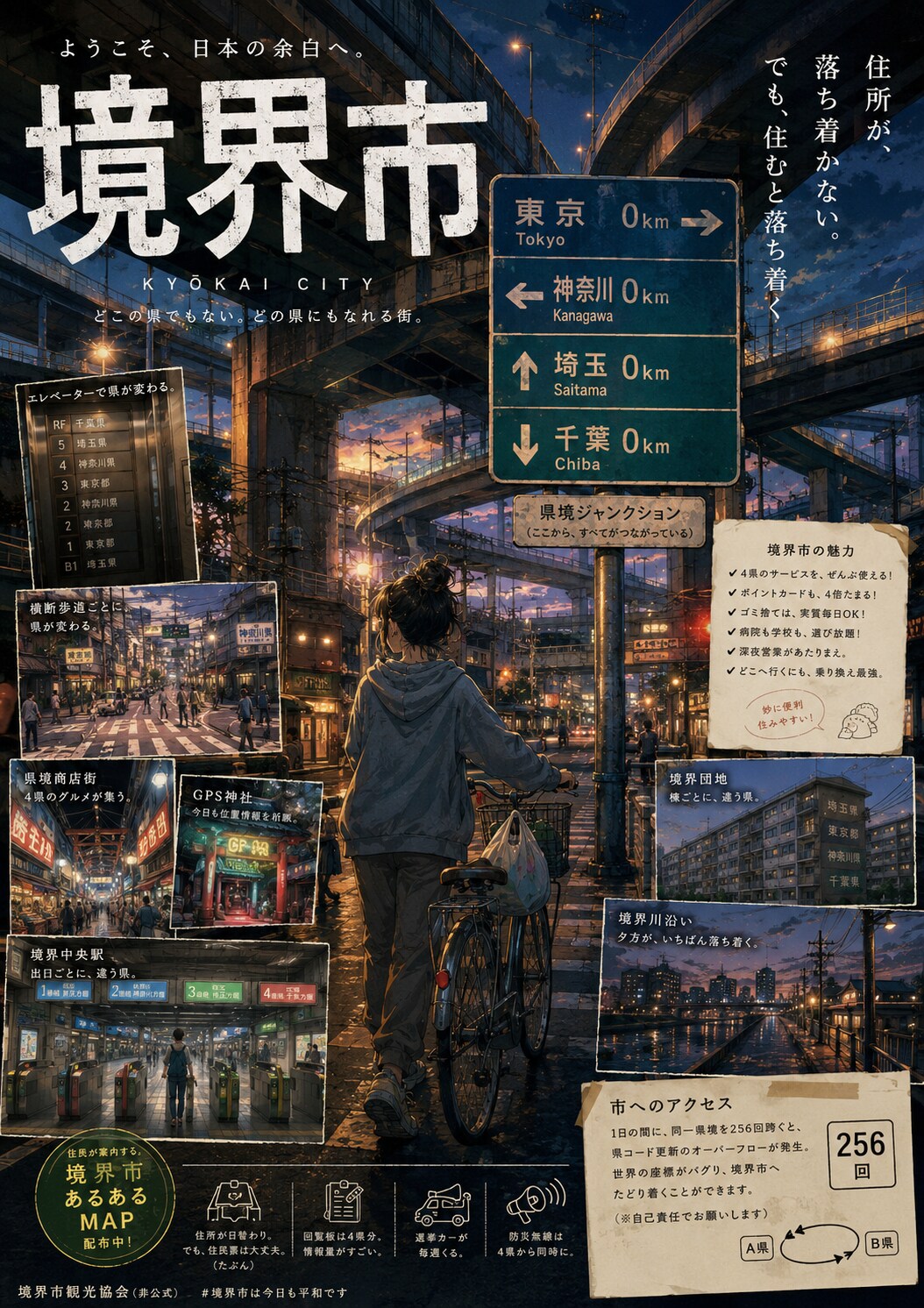 「住所が、落ち着かない。でも、住むと落ち着く」 | の人気AIイラスト・グラビア