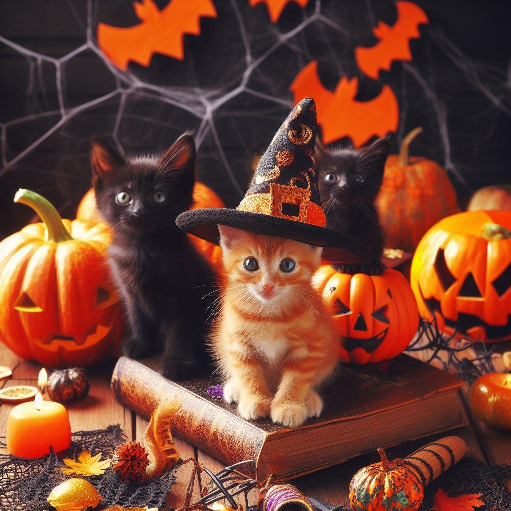 ハロウィンこねこ