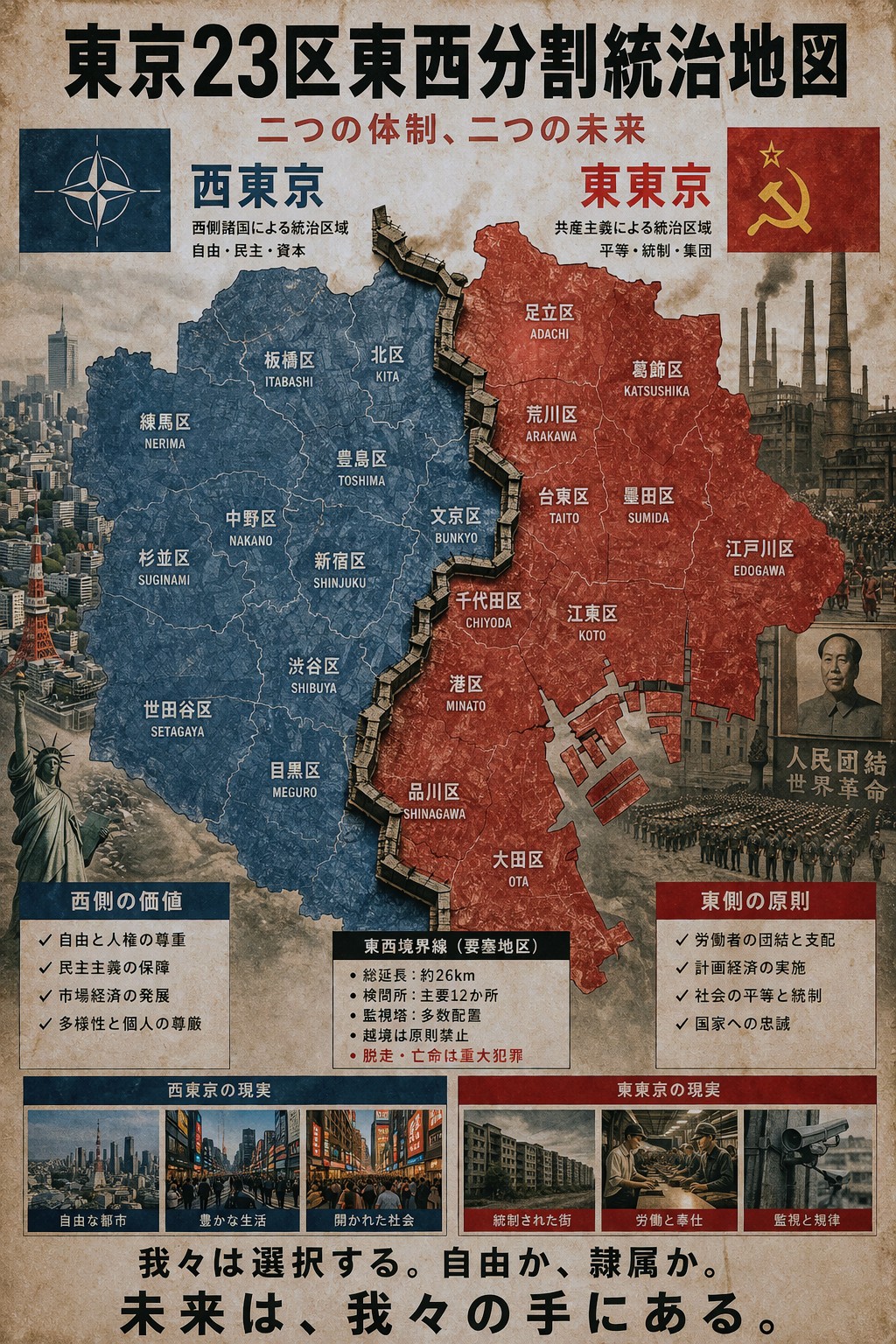 仮想東京２３区分割統治