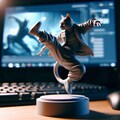 猫の3Dフィギュア 5枚目