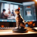 猫の3Dフィギュア 2枚目