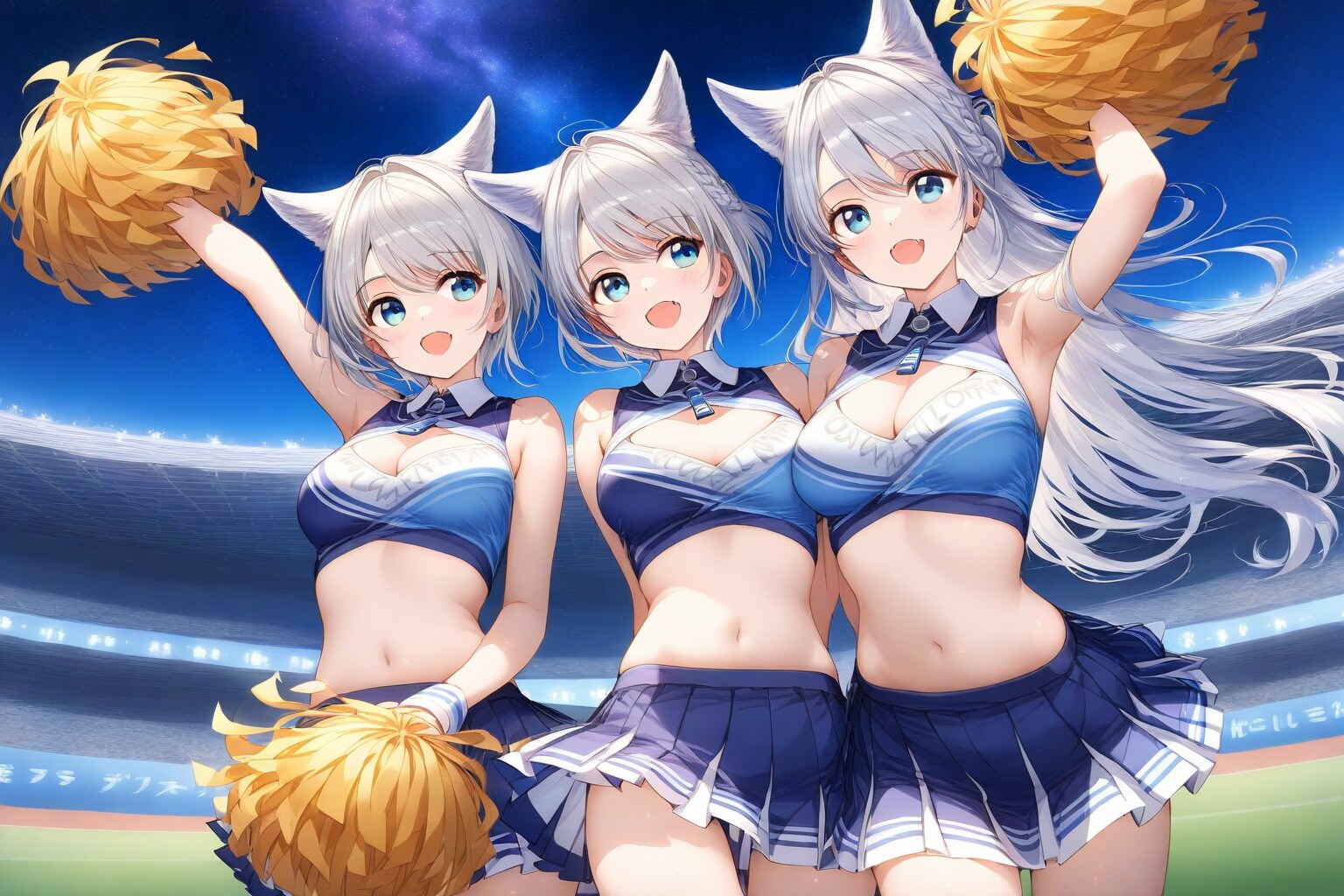 笑顔、シンクロ中！ | の人気AIイラスト・グラビア